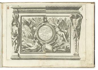 (BIRDS & ARCHITECTURE.) Le Pautre, Jean. Nouveaux Dessings pour orner et embelir les Carosses et Chaires roullantes inventés et gravés